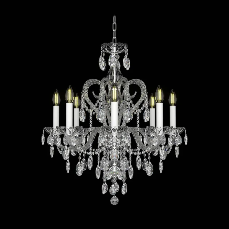 Candelabru Cristale, Bohemia, E14, EL010138801PB, Crystal