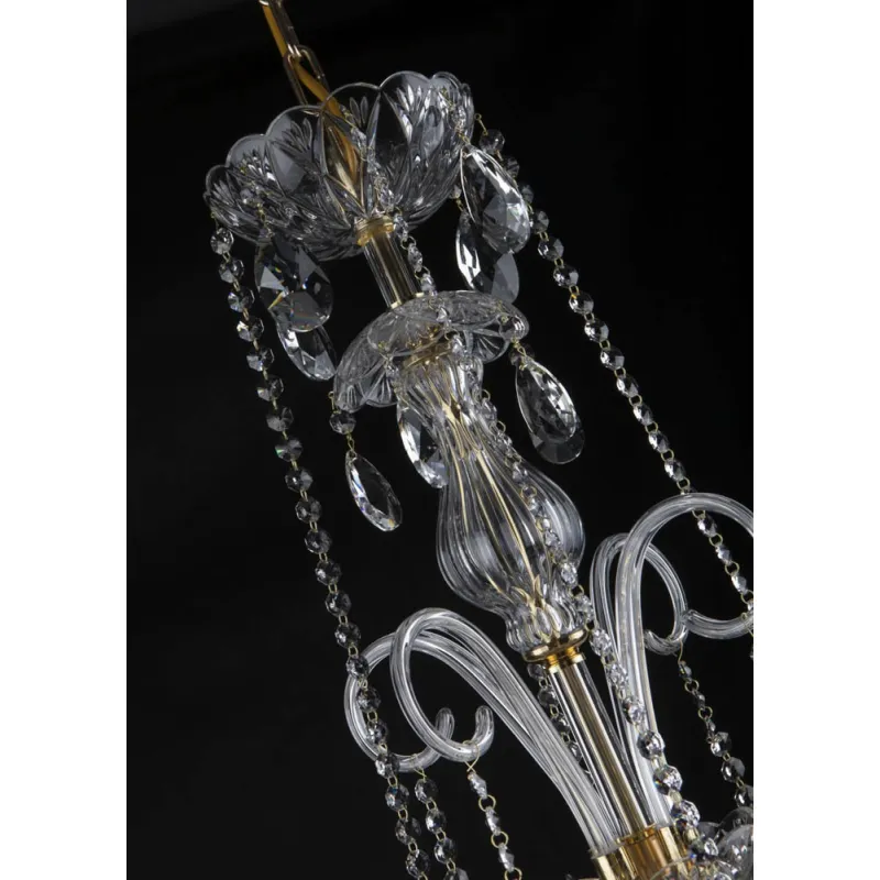 Candelabru Cristale, Bohemia, E14, EL0101421202PB, Crystal