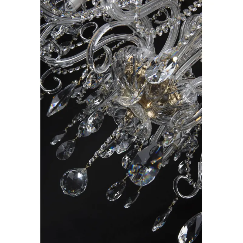 Candelabru Cristale, Bohemia, E14, EL0101421202PB, Crystal