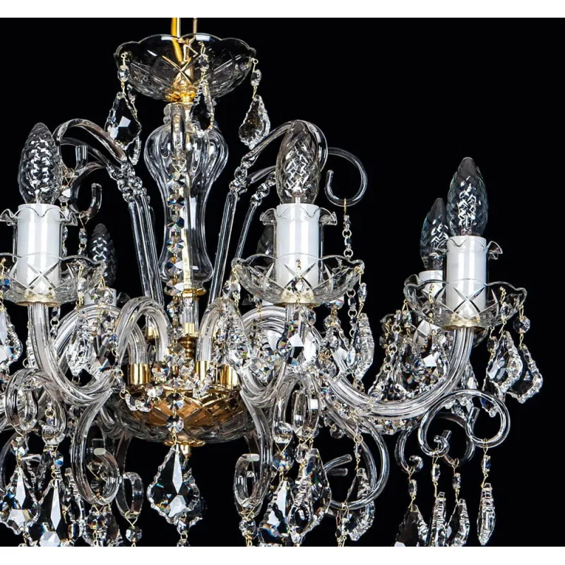 Candelabru Cristale, Bohemia, E14, EL010143804, Crystal