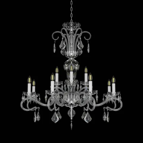 Candelabru Cristale, Bohemia, E14, EL0101611203PB, Crystal
