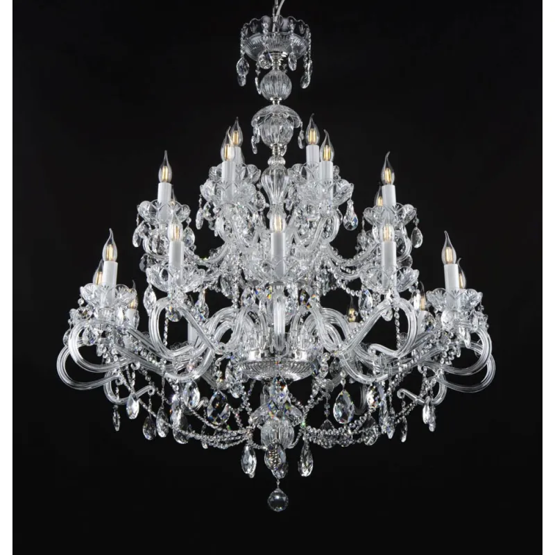 Candelabru Cristale, Bohemia, E14, EL0101612402PB, Crystal