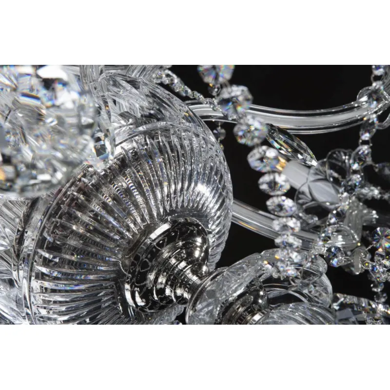 Candelabru Cristale, Bohemia, E14, EL0101612402PB, Crystal