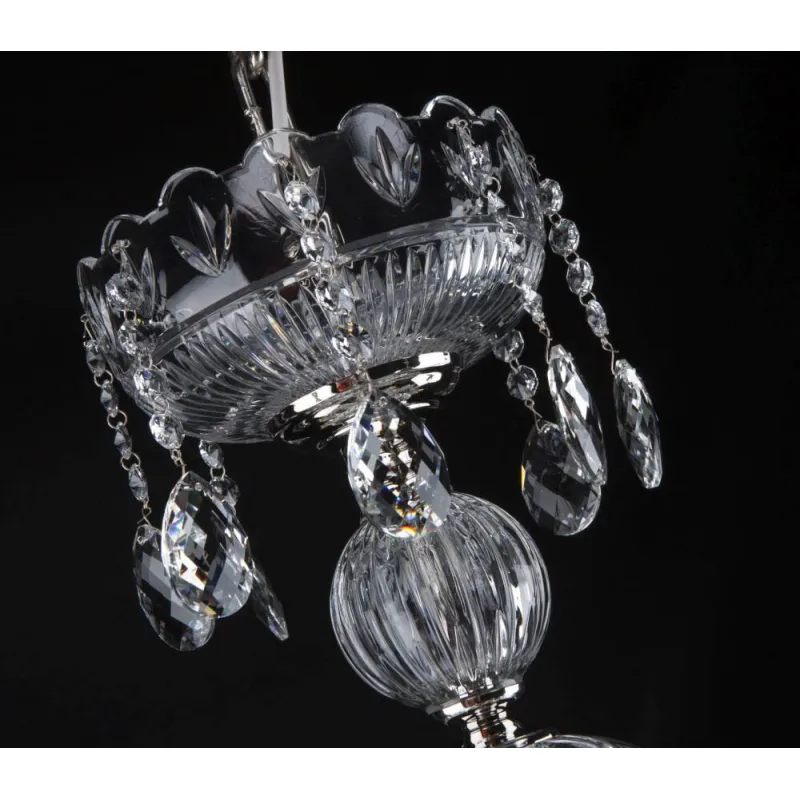 Candelabru Cristale, Bohemia, E14, EL0101612402PB, Crystal