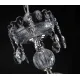 Candelabru Cristale, Bohemia, E14, EL0101612402PB, Crystal