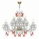 Candelabru Cristal, Bohemia, E14, EL0101651202PB BUTTERFLY, Crystal