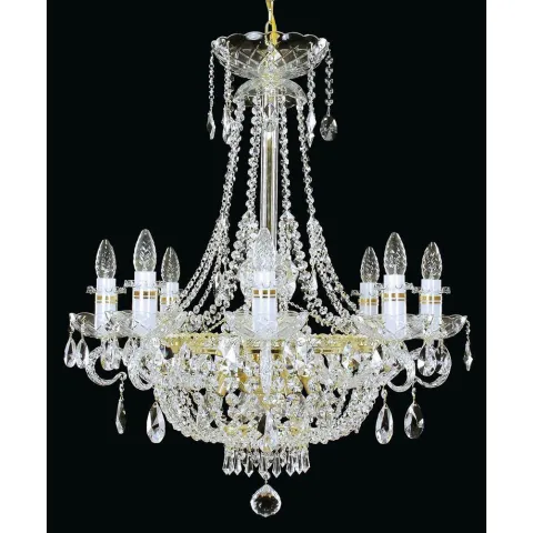 Plafoniera Cristale, Pear, Bohemia, E14, EL0101708+402, Crystal