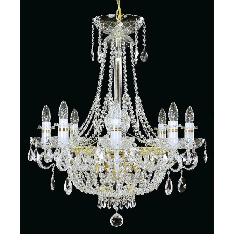 Plafoniera Cristale, Pear, Bohemia, E14, EL0101708+402, Crystal