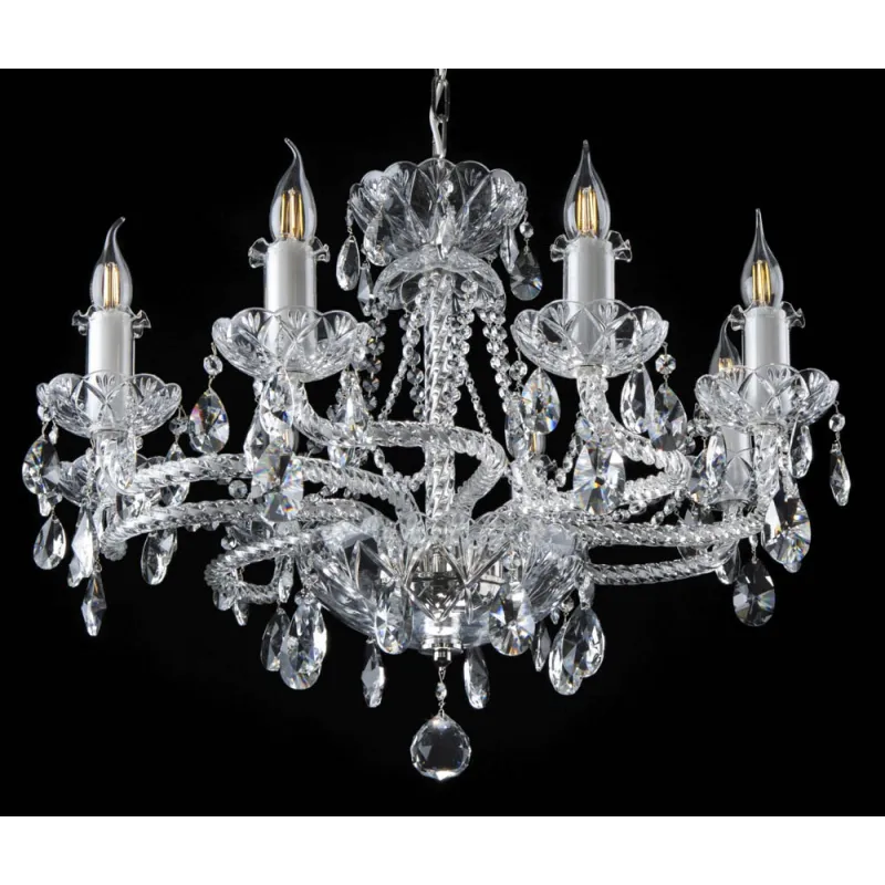 Candelabru Cristale, Bohemia, E14, EL010175802PB, Crystal