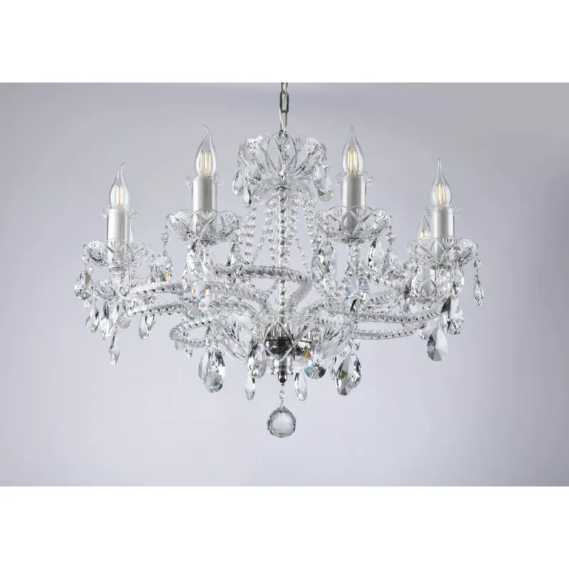 Candelabru Cristale, Bohemia, E14, EL010175802PB, Crystal