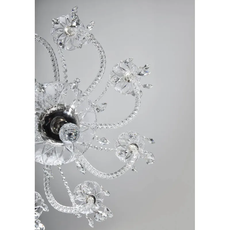 Candelabru Cristale, Bohemia, E14, EL010175802PB, Crystal
