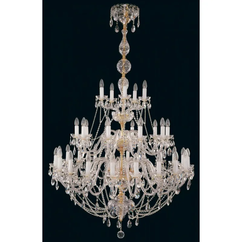 Candelabru Cristale, large, Bohemia, E14, EL0102003502, Crystal