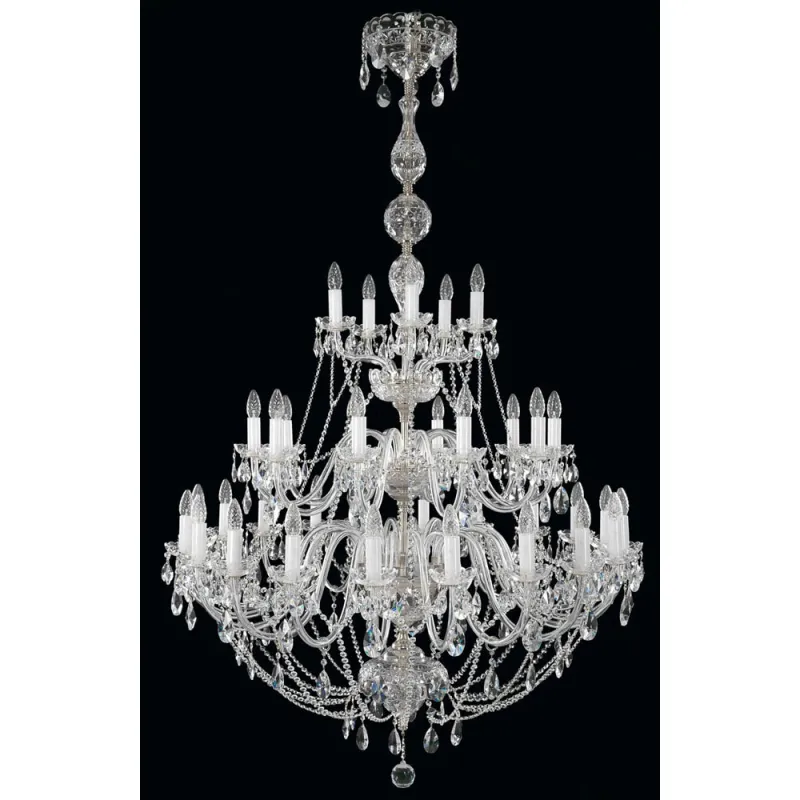 Candelabru Cristale, large, Bohemia, E14, EL0102003502, Crystal