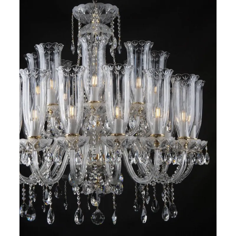 Candelabru Cristale, Baccarat Style, Bohemia, E14, EL0102032402Tmat, Crystal