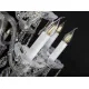 Candelabru Cristale, Sticla, Bohemia, E14, EL0102032502MAT, Crystal