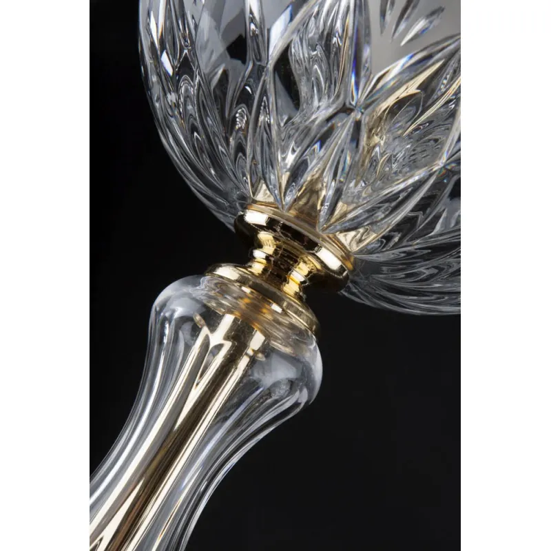 Candelabru Cristale, Sticla, Bohemia, E14, EL0102032502MAT, Crystal