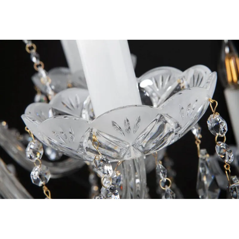 Candelabru Cristale, lux mat, Bohemia, E14, EL0102034002, Crystal