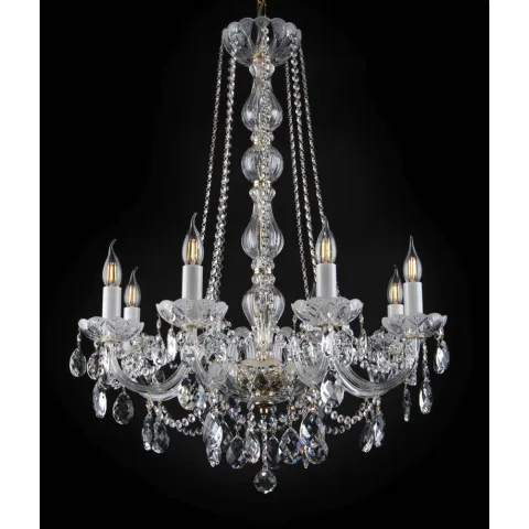 Candelabru Cristale, lux, Bohemia, E14, EL010203801MAT, Crystal