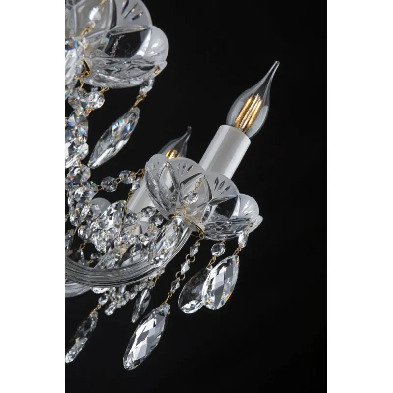 Candelabru Cristale, lux, Bohemia, E14, EL010203801MAT, Crystal