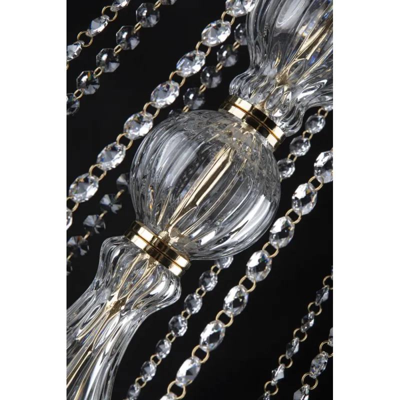 Candelabru Cristale, lux, Bohemia, E14, EL010203801MAT, Crystal