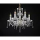 Candelabru Cristale, Sticla, Bohemia, E14, EL010204601MAT, Crystal