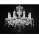 Candelabru Cristale, Sticla, Bohemia, E14, EL010204801mat, Crystal