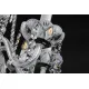 Candelabru Cristale, Sticla, Bohemia, E14, EL010204801mat, Crystal