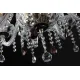 Candelabru Cristale, Sticla, Bohemia, E14, EL010204801mat, Crystal