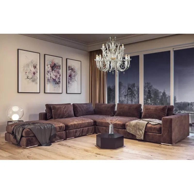 Candelabru Cristal, Bohemia, E14, EL0102081803, Crystal