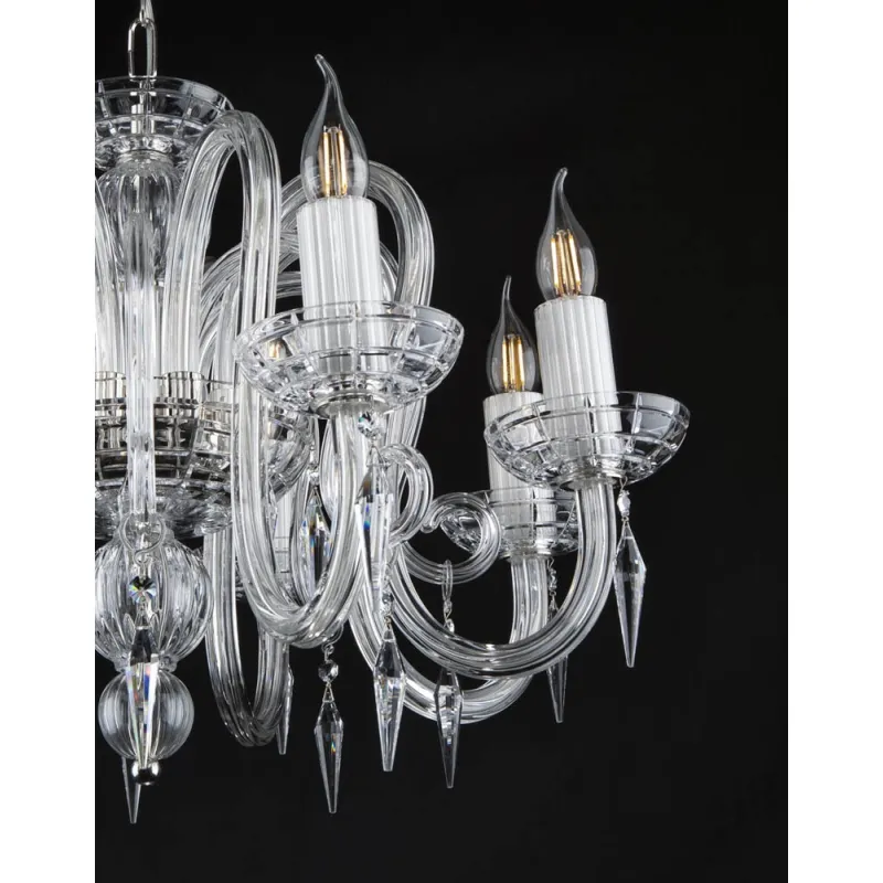 Candelabru Cristal, Bohemia, E14, EL010208803, Crystal