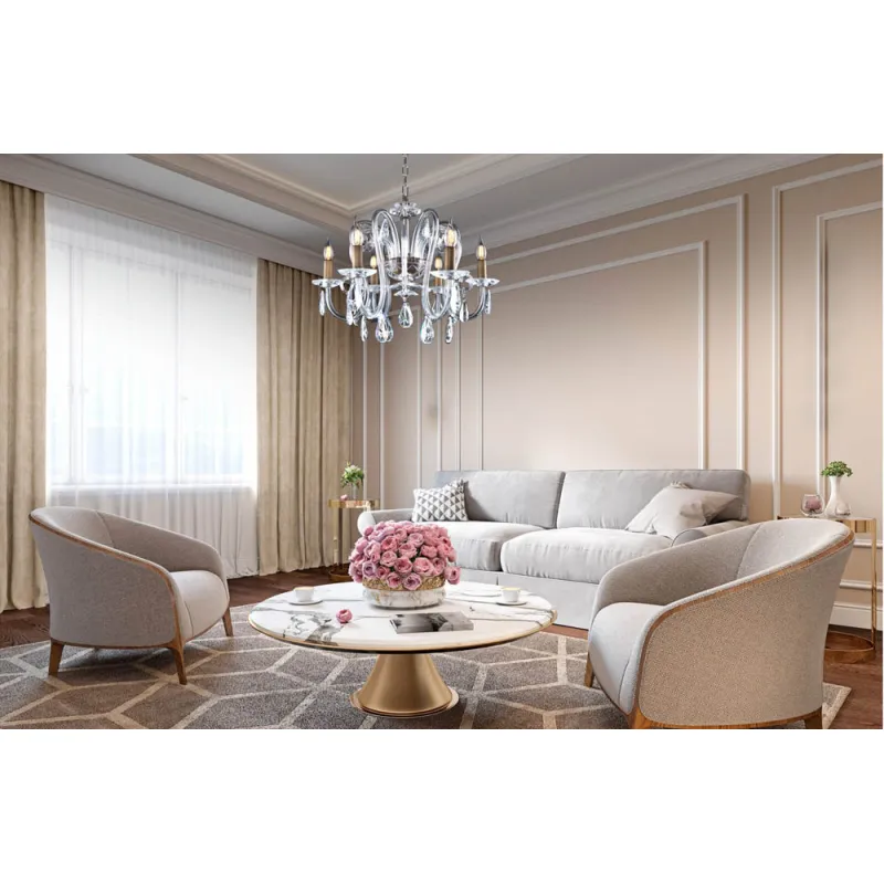 Candelabru Cristal, Bohemia, E14, EL010209609, Crystal