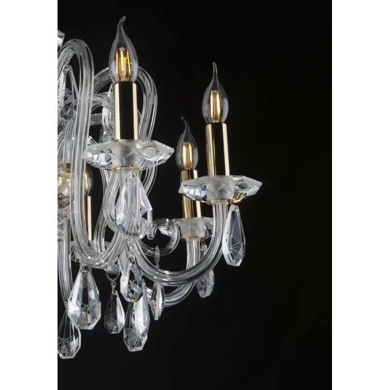 Candelabru Cristal, Bohemia, E14, EL010209809, Crystal