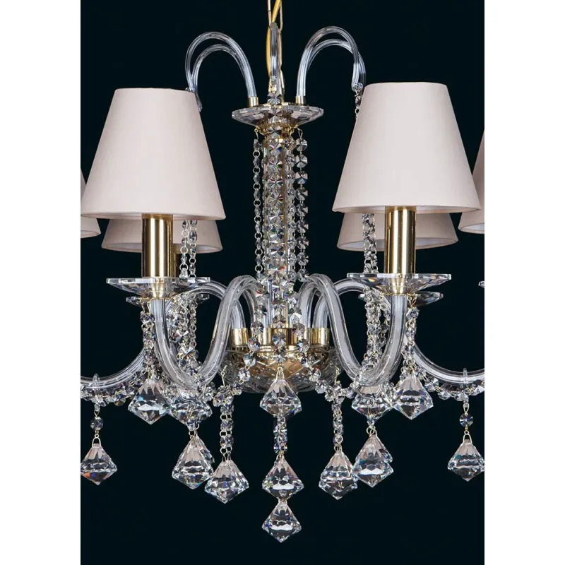 Candelabru Cristale, Abajururi, Bohemia, E14, EL010210607, Crystal