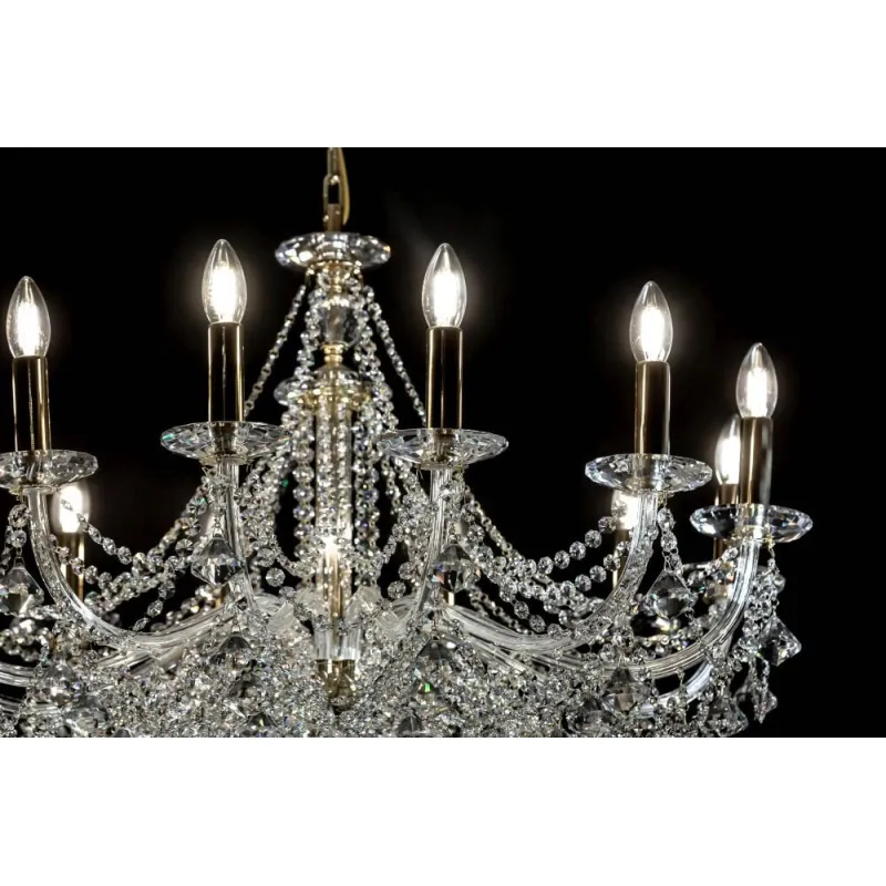 Candelabru Cristale, Bohemia, E14, EL0102151207, Crystal