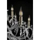 Candelabru Cristale, Bohemia, E14, EL01021812+6+309, Crystal