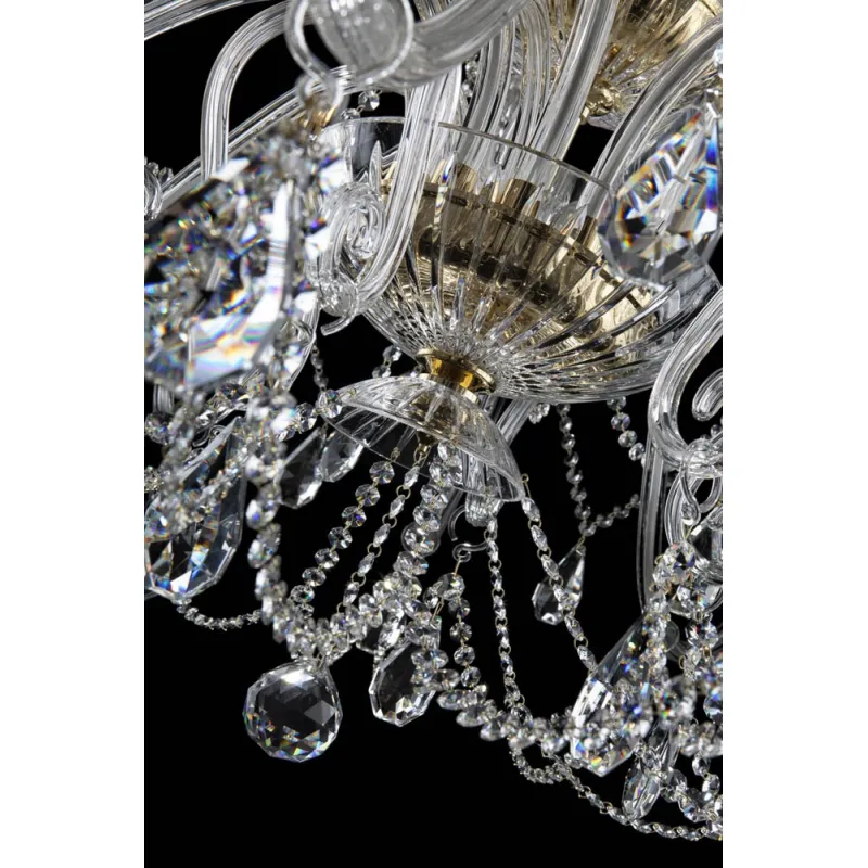 Candelabru Cristale, Bohemia, E14, EL01021812+6+309, Crystal