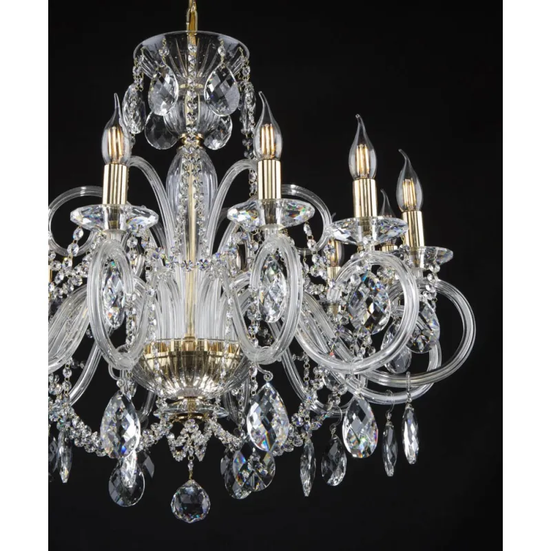 Candelabru Cristale, lux, Bohemia, E14, EL0102181201, Crystal