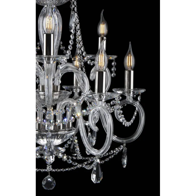 Candelabru Cristale N, Bohemia, E14, EL0102186+3+209, Crystal