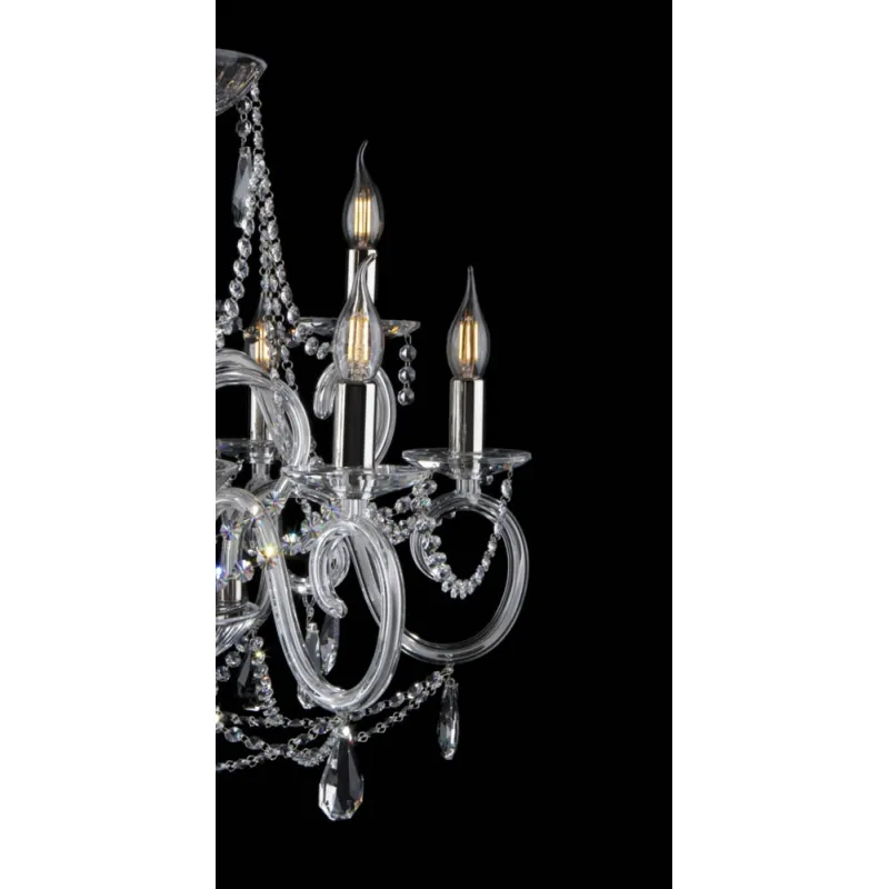 Candelabru Cristale N, Bohemia, E14, EL0102186+3+209, Crystal