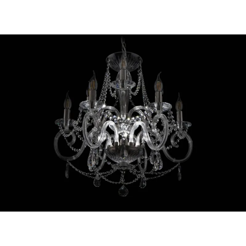 Candelabru Cristale N, Bohemia, E14, EL0102186+3+209, Crystal