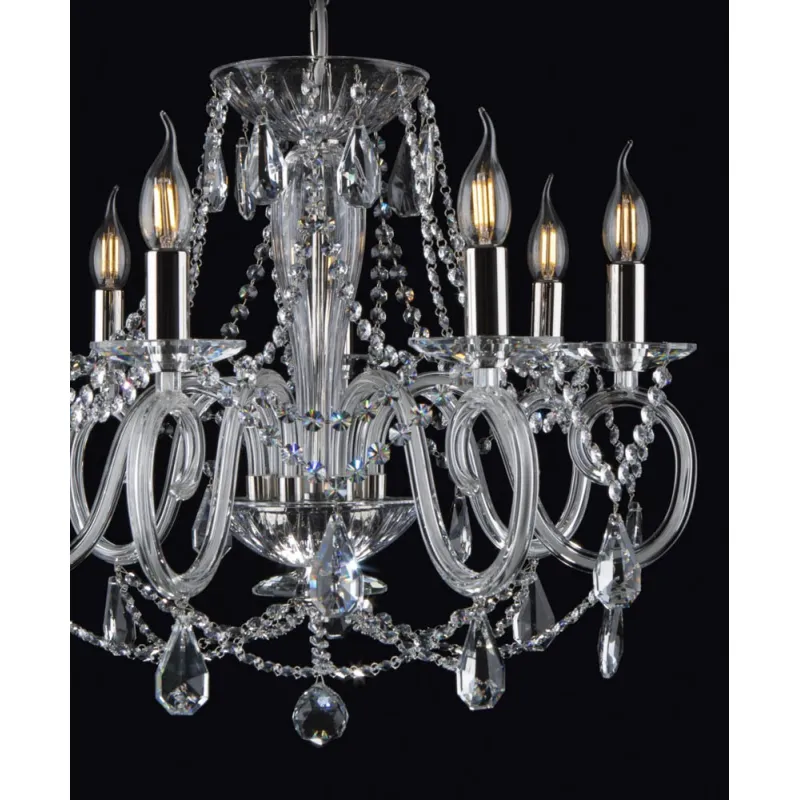 Candelabru Cristale, Bohemia, E14, EL010218709, Crystal