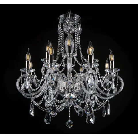 Candelabru Cristale, Bohemia, E14, EL0102188+4+409, Crystal