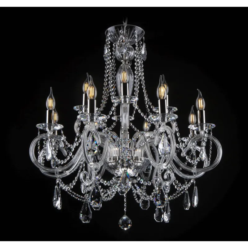 Candelabru Cristale, Bohemia, E14, EL0102188+4+409, Crystal
