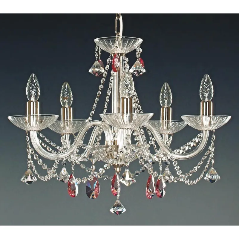 Candelabru Cristale, Bohemia, E14, EL010220506-7, Crystal
