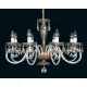 Candelabru Cristale, Sticla, Bohemia, E14, EL0102238022SM, Crystal