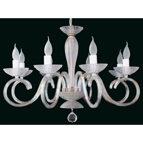 Candelabru Cristale, Sticla, Bohemia, E14, EL0102238024, Crystal
