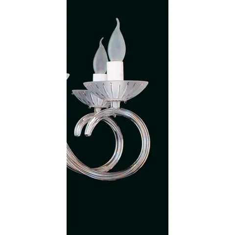 Candelabru Cristale, Sticla, Bohemia, E14, EL0102238024, Crystal