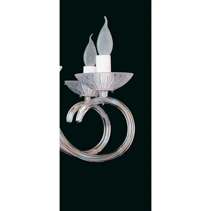 Candelabru Cristale, Sticla, Bohemia, E14, EL0102238024, Crystal