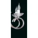 Candelabru Cristale, Sticla, Bohemia, E14, EL0102238024, Crystal