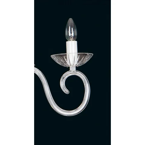 Candelabru Cristale, Sticla, Bohemia, E14, EL0102244024, Crystal